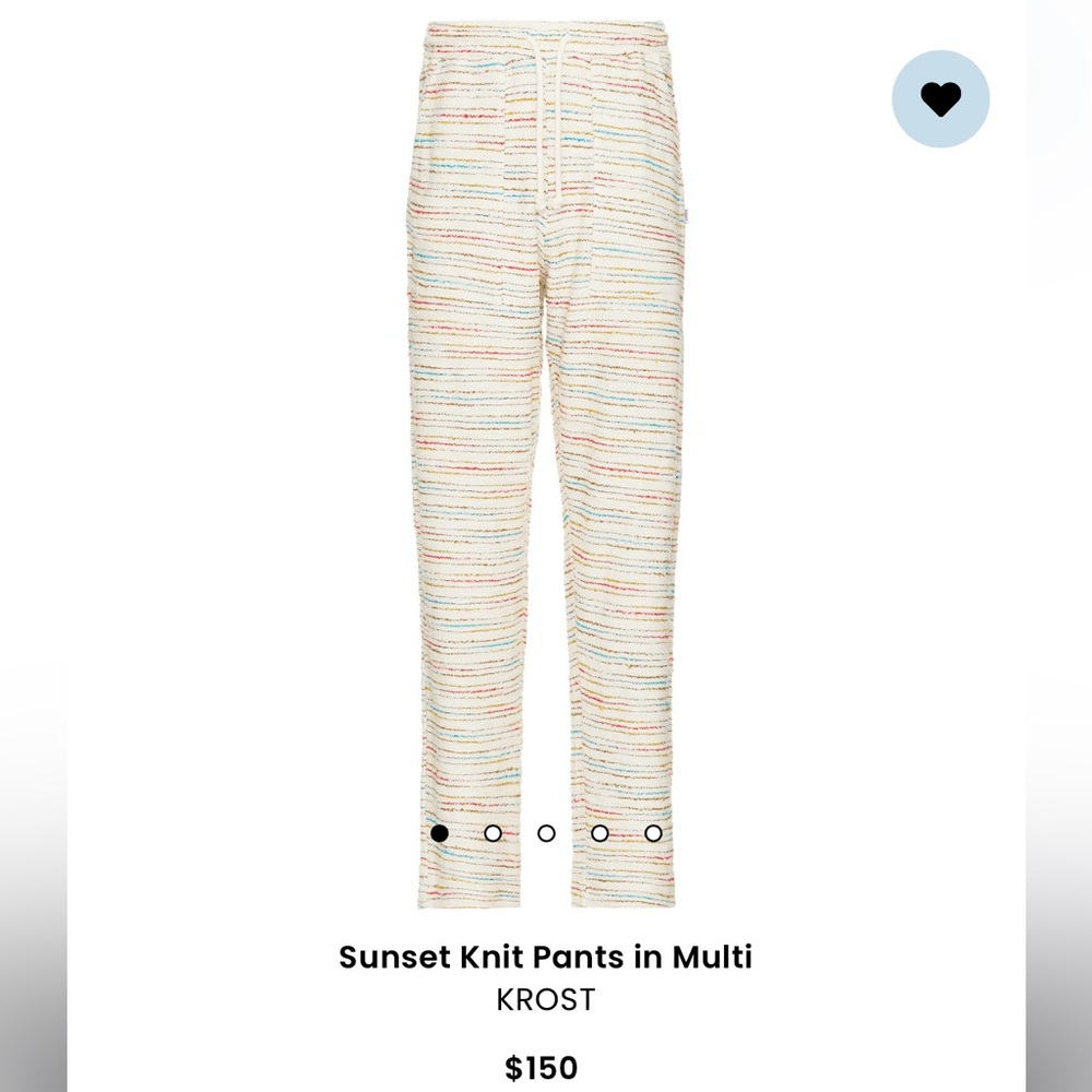 Krost pants size M NWT
